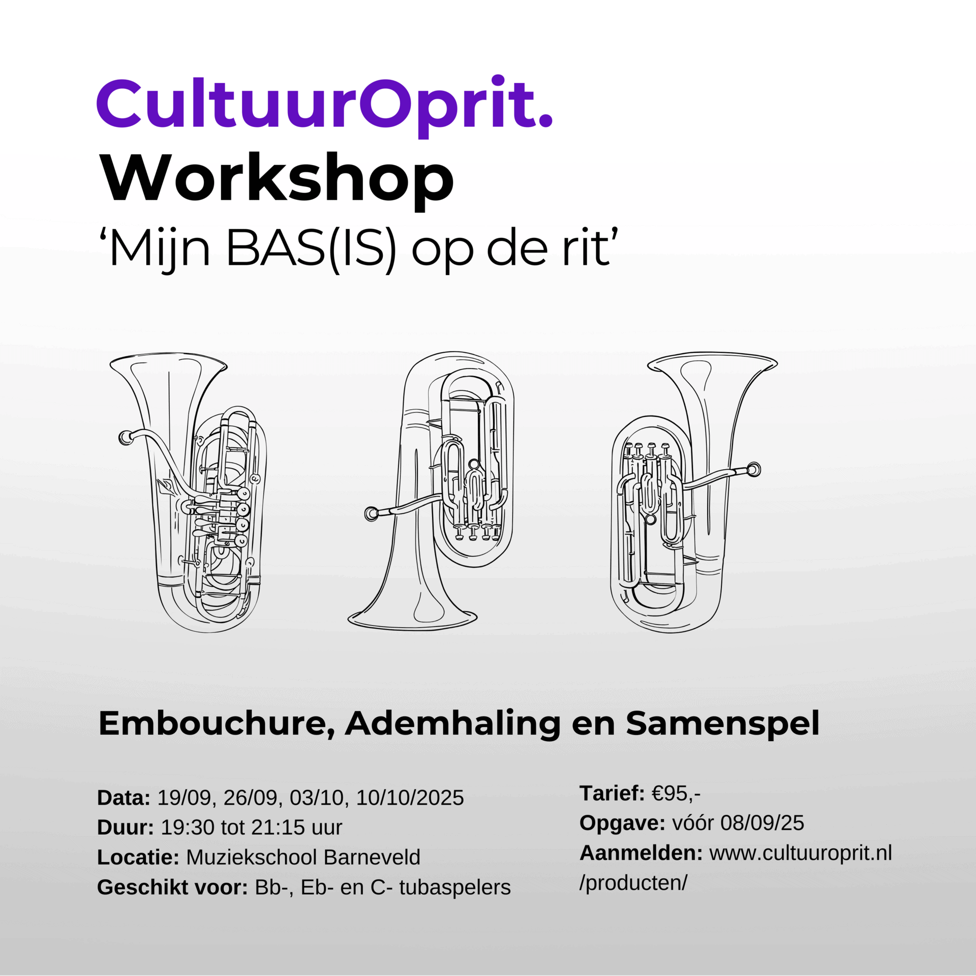 Workshop 'Mijn BAS(IS) op de rit'