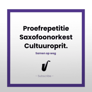 Proefrepetitie saxofoonorkest